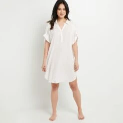 TUNIQUE BEACHWEAR BLANC