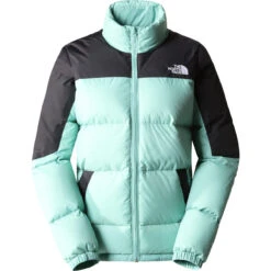 THE NORTH FACE W DIABLO DOWN JACKET WASABI/TNF BLACK 23
