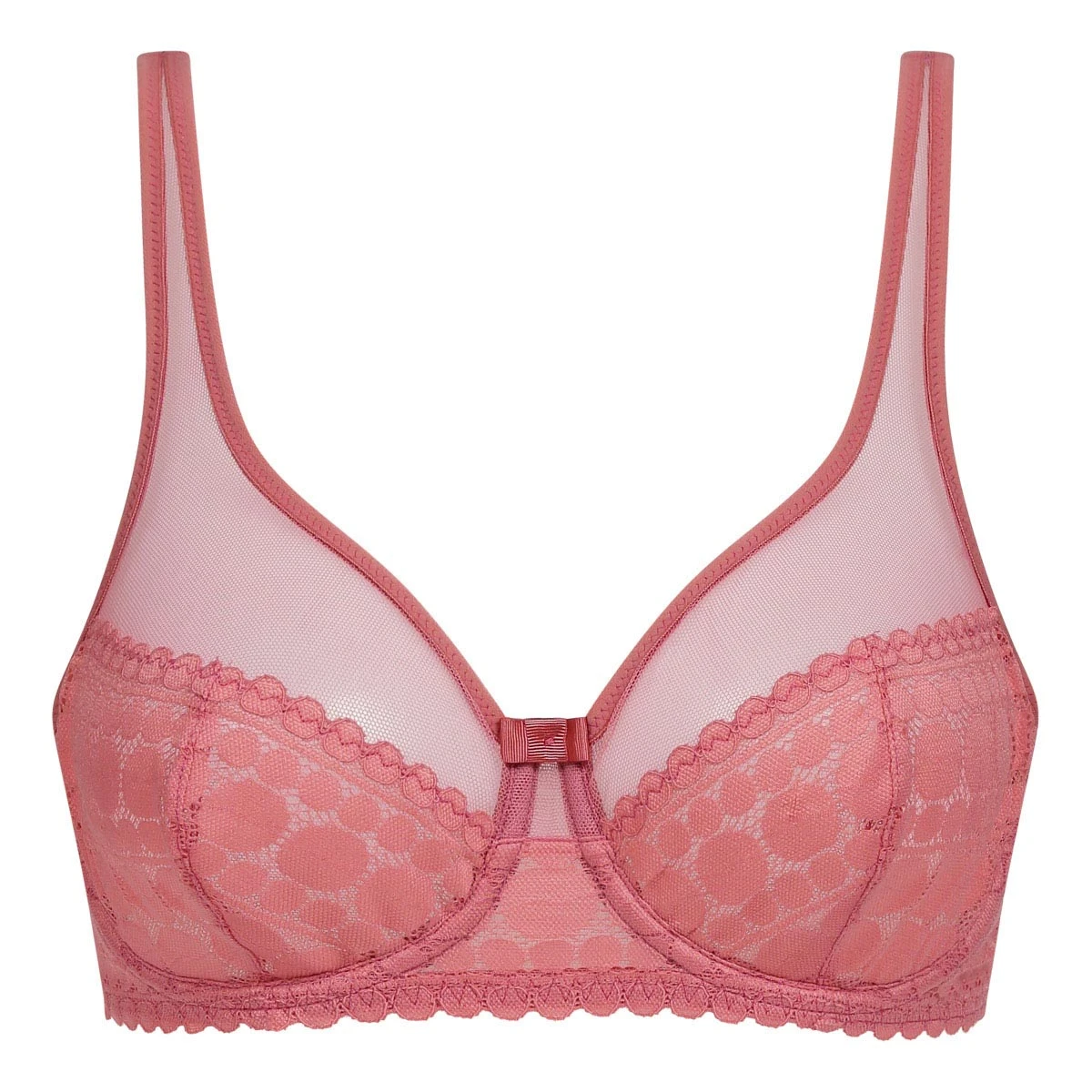 Soutien-gorge Emboitant Dentelle à Pois Rose Generous Edition Limitée – Image 6