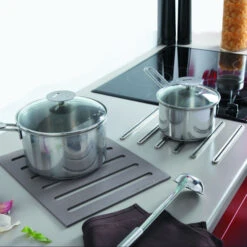 Repose Casserole Design Dessous De Plat 2 En 1 En Silicone, Pour Plan De Travail, SOKLEO