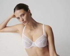 Soutien-gorge Armaturé SIMONE PERELE "Opaline" 1B2310 - Blanc 011