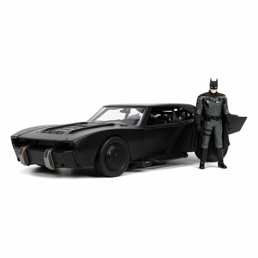 Jada Toys Batman 2022 1/24 Hollywood Rides 2022 Batmobile Métal Avec Figurine