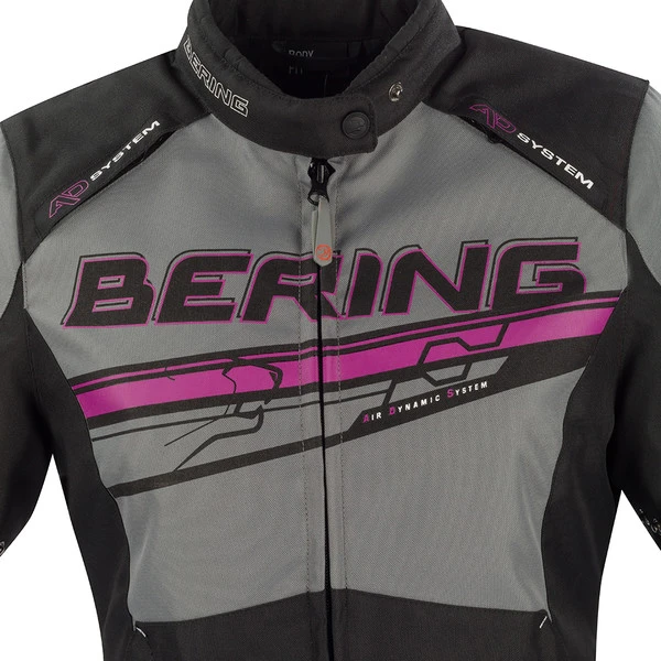 Bering - Blouson Femme Lady Bario Noir / Gris / Fuchsia â Image 4