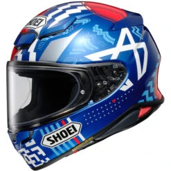 Shoei - Casque NXR2 Diggia - Fabio Di Giannantonio TC-10 / Bleu / Blanc / Rouge