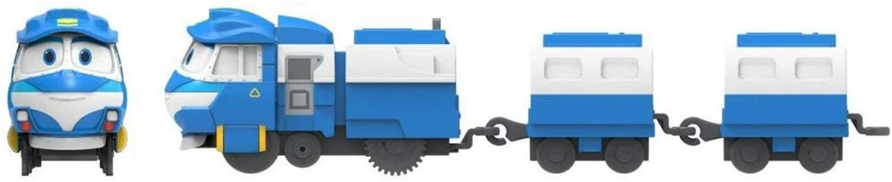 Silverlit Circuit De Train électrique "Base De Kay" Robot Trains – Image 4