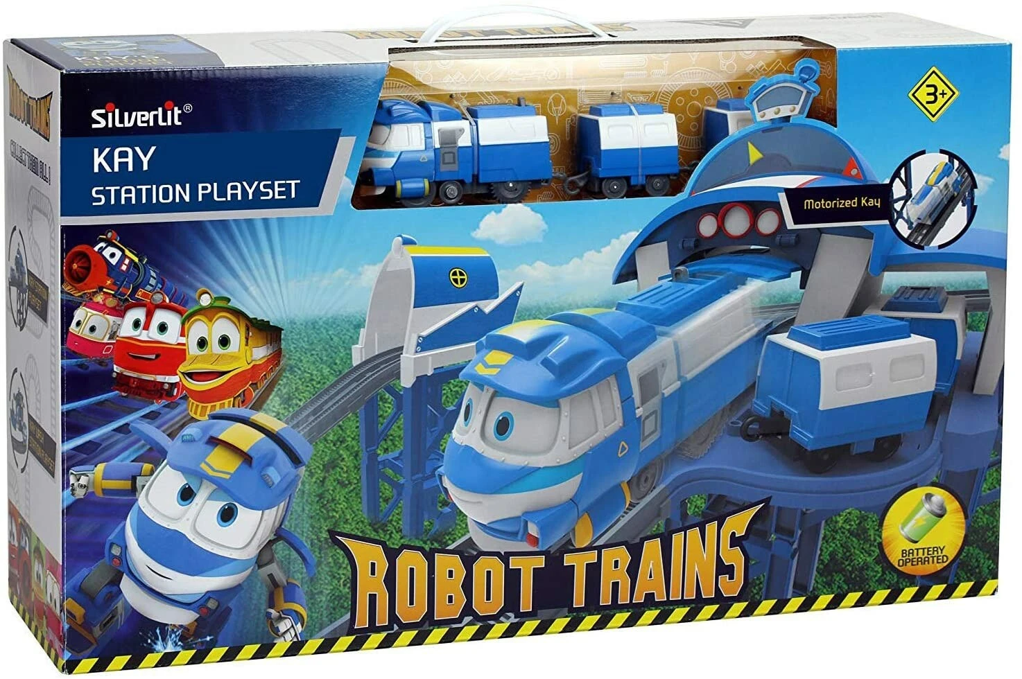 Silverlit Circuit De Train électrique "Base De Kay" Robot Trains – Image 6