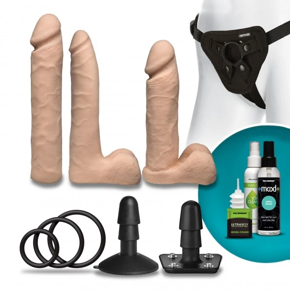 Doc Johnson Coffret Gode Ceinture Vac-U-Lock Experienced Set