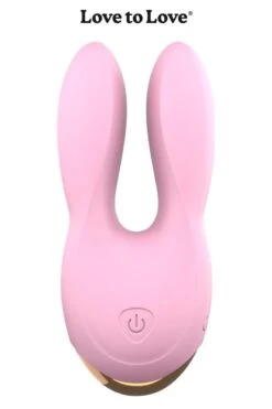 Vibromasseur Double Stimulateur Clitoridien Hear Me Rose - Love To Love
