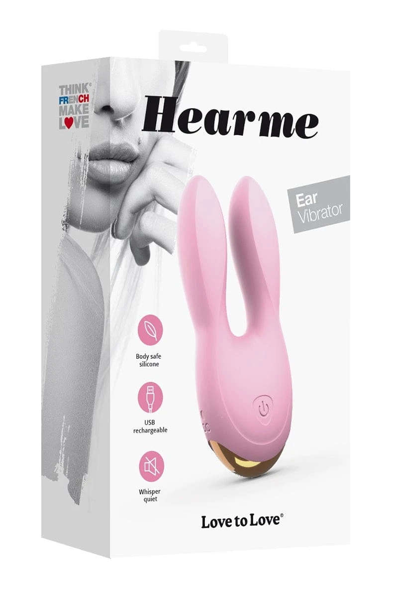 Vibromasseur Double Stimulateur Clitoridien Hear Me Rose - Love To Love â Image 4