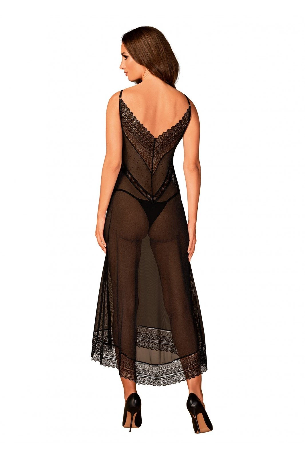 Obsessive Estiqua | Nuisette Longue Noire Transparente â Image 6