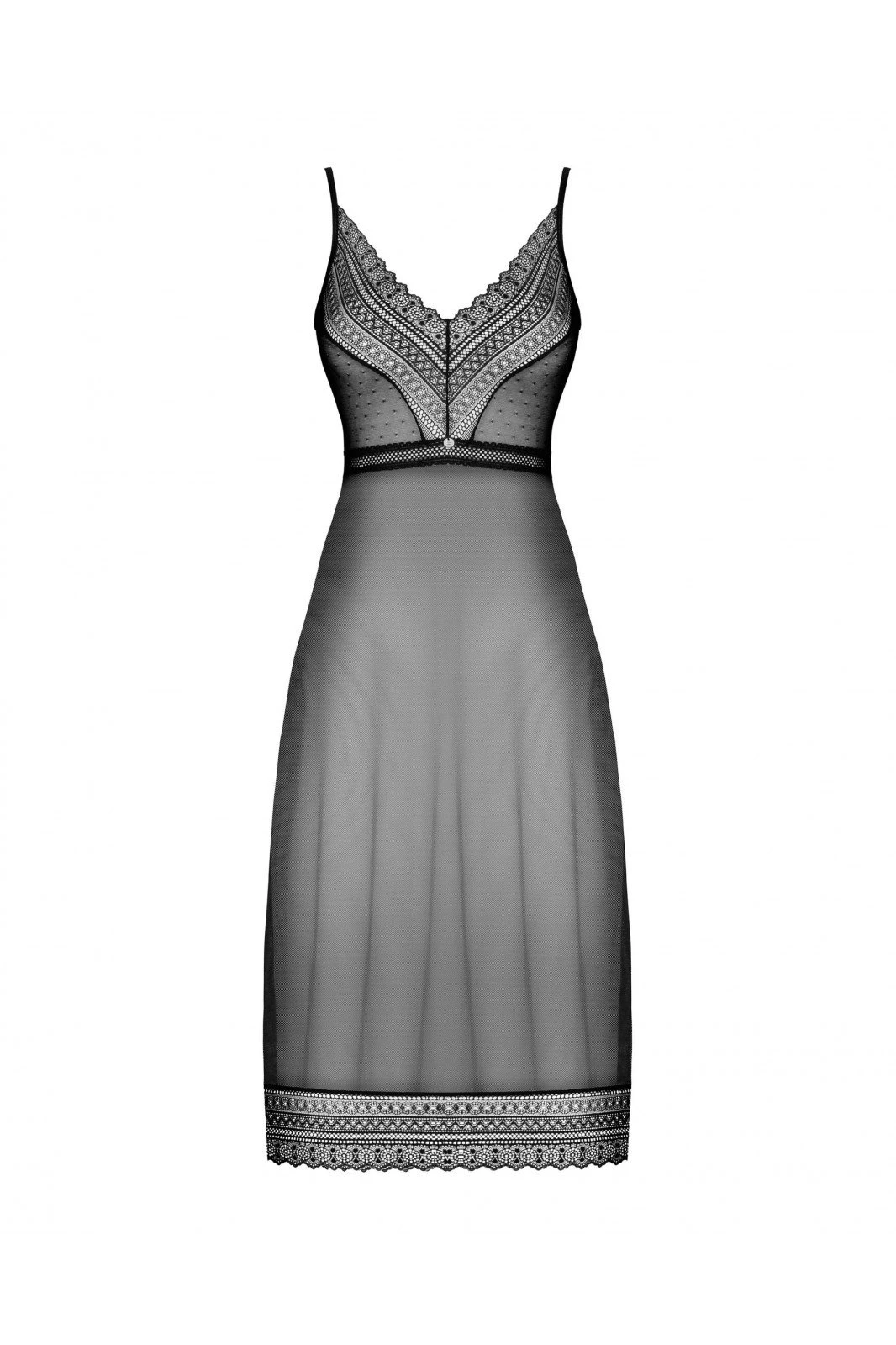 Obsessive Estiqua | Nuisette Longue Noire Transparente â Image 7