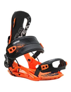 Fixations De Snowboard Systeme Flow Raven FT270 Black Orange Taille M(39 à 42)