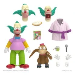 SUPER7 Les Simpson Figurine Ultimates Krusty The Clown 18 Cm
