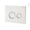 Plaque De Commande WC Suspendu Hoop Blanche WIRQUIN