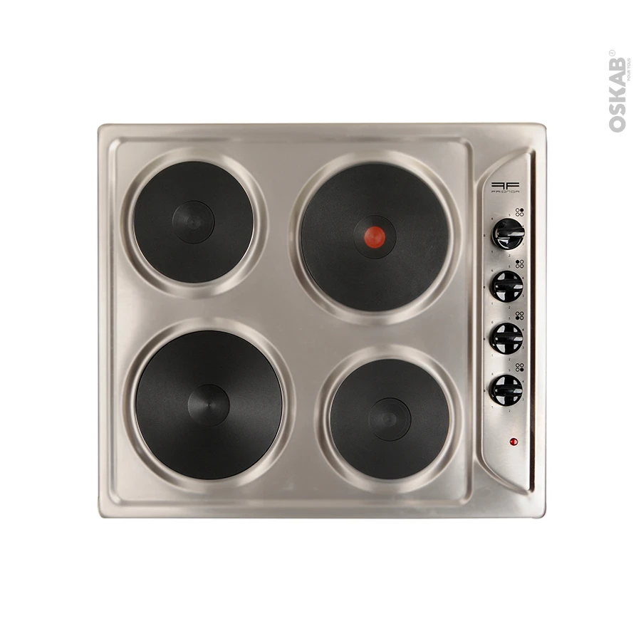 Plaque De Cuisson 4 Feux Electrique 60 Cm Inox, FRIONOR, TEX604