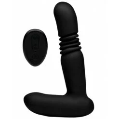 XR Brands Plug Anal Va Et Vient Télécommandé Et Chauffant - 6 Modes - Rechargeable - UnderControl