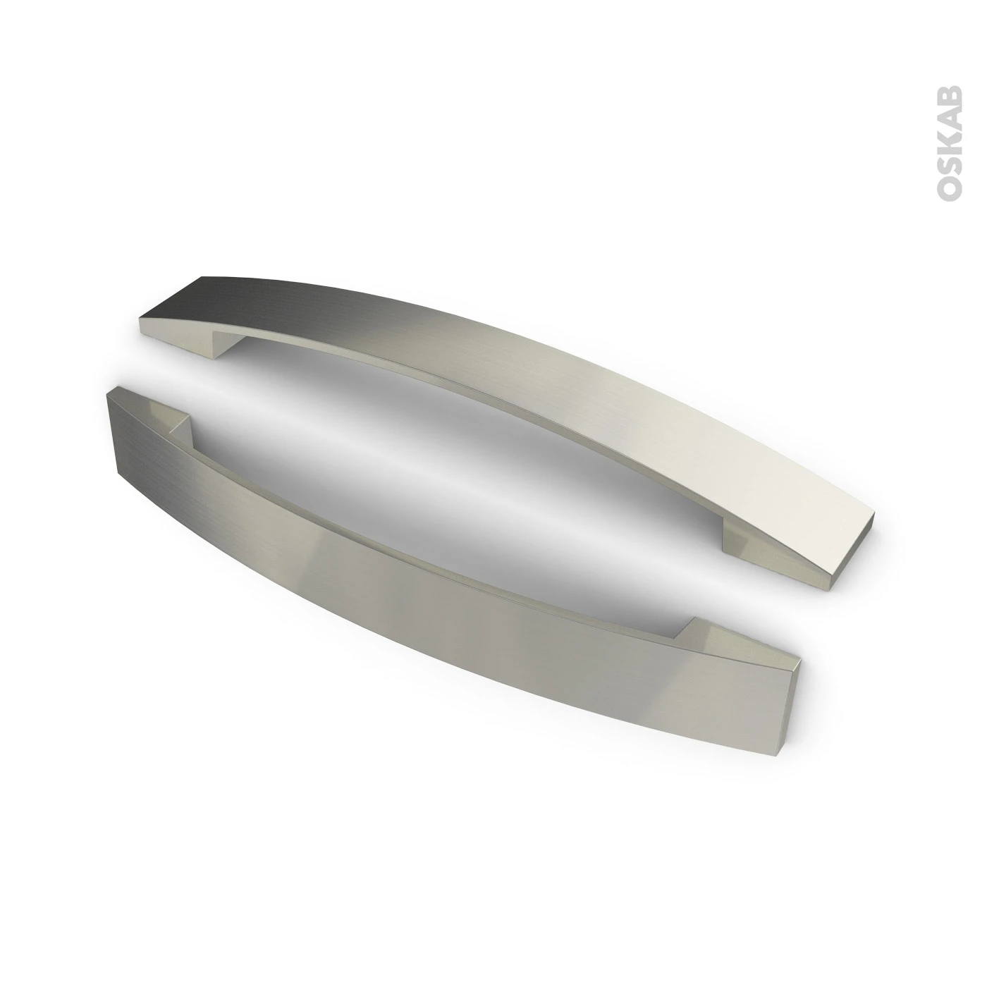 Poignée De Meuble De Salle De Bains N°3 Inox Brossé, 20,2 Cm, Entraxe 160 Mm, HAKEO – Image 2