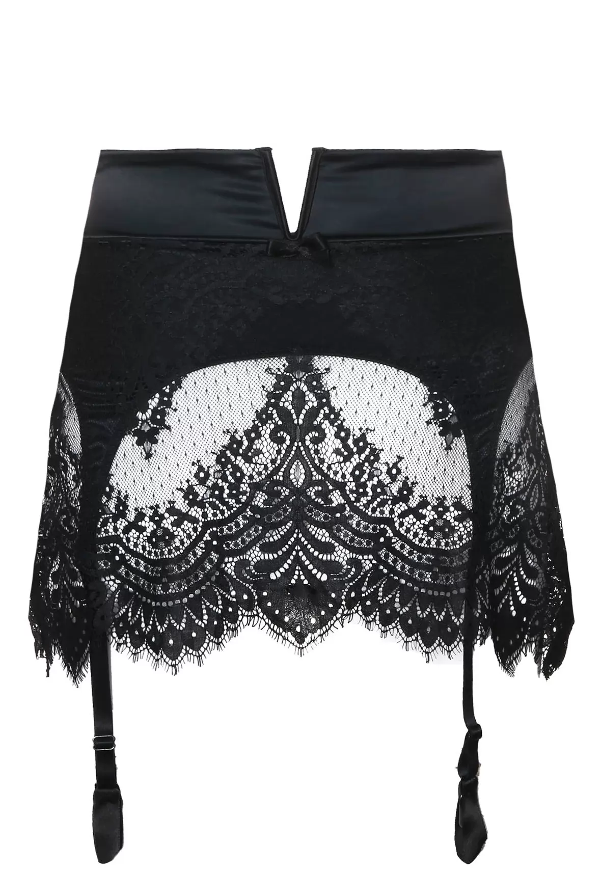 Porte Jarretelles Dentelle Noir Black Swan Prelude â Image 4