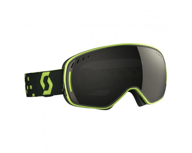 Scott LCG Macaw Green/Grey 2 écrans Solar Black Chrome & Illuminator Red Chrome