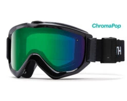 Smith Knowledge Turbo Fan OTG Black ChromaPop Everyday Green Mirror