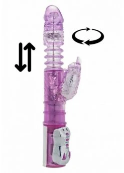 ToyJoy Vibromasseur Rabbit Va Et Vient Up&Down Vibrator Violet