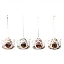 ESSCHERT DESIGN Vogelfutter Teekanne